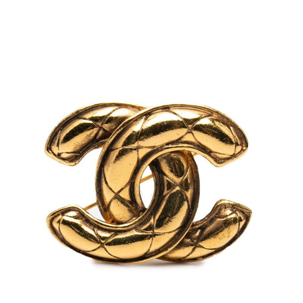 Chanel Cc Logo Brooch Metal #246878C83B